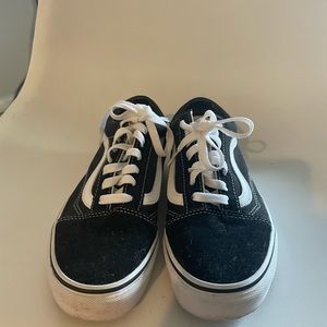 Black Vans. Worn once or twice, Basically new, just a few scuffs